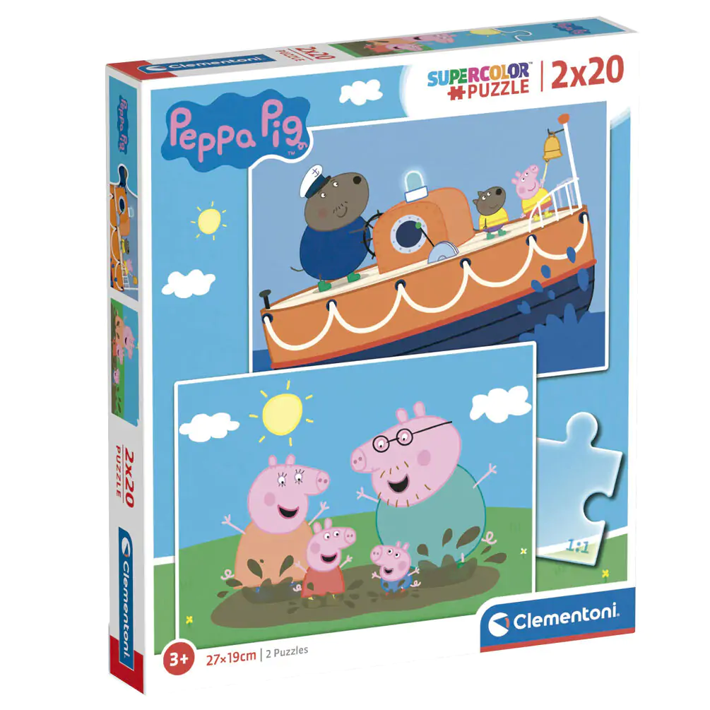 Peppa Pig puzzle 2x20 dílků fotografii produktu