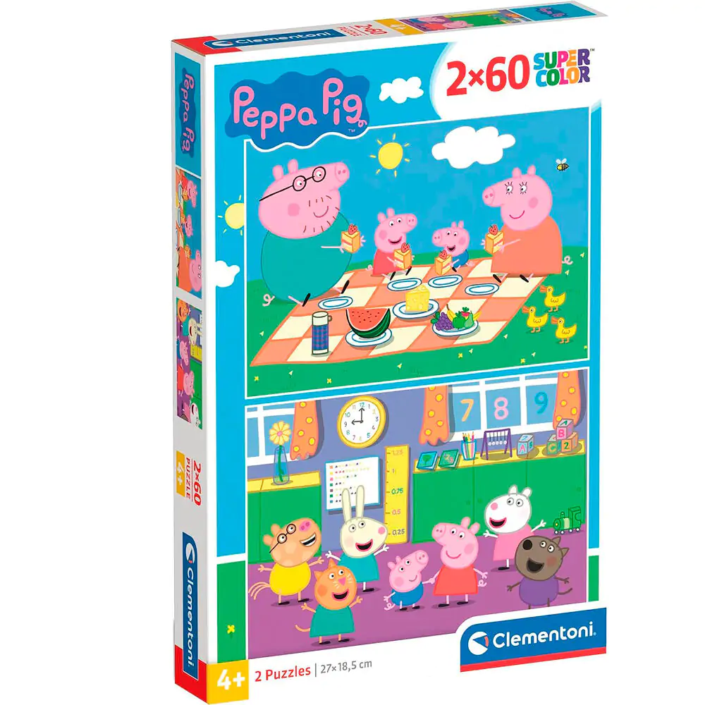 Peppa Pig puzzle 2x60 dílků fotografii produktu