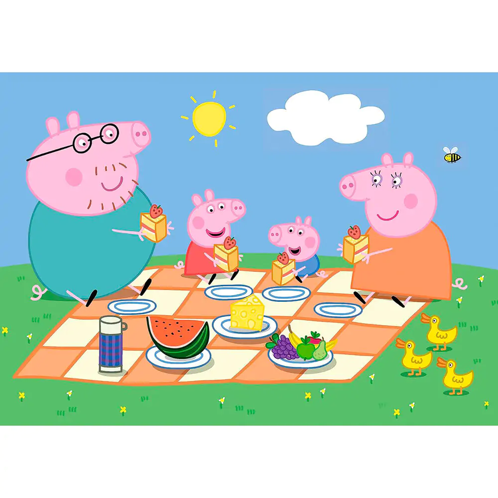 Peppa Pig puzzle 2x60 dílků fotografii produktu