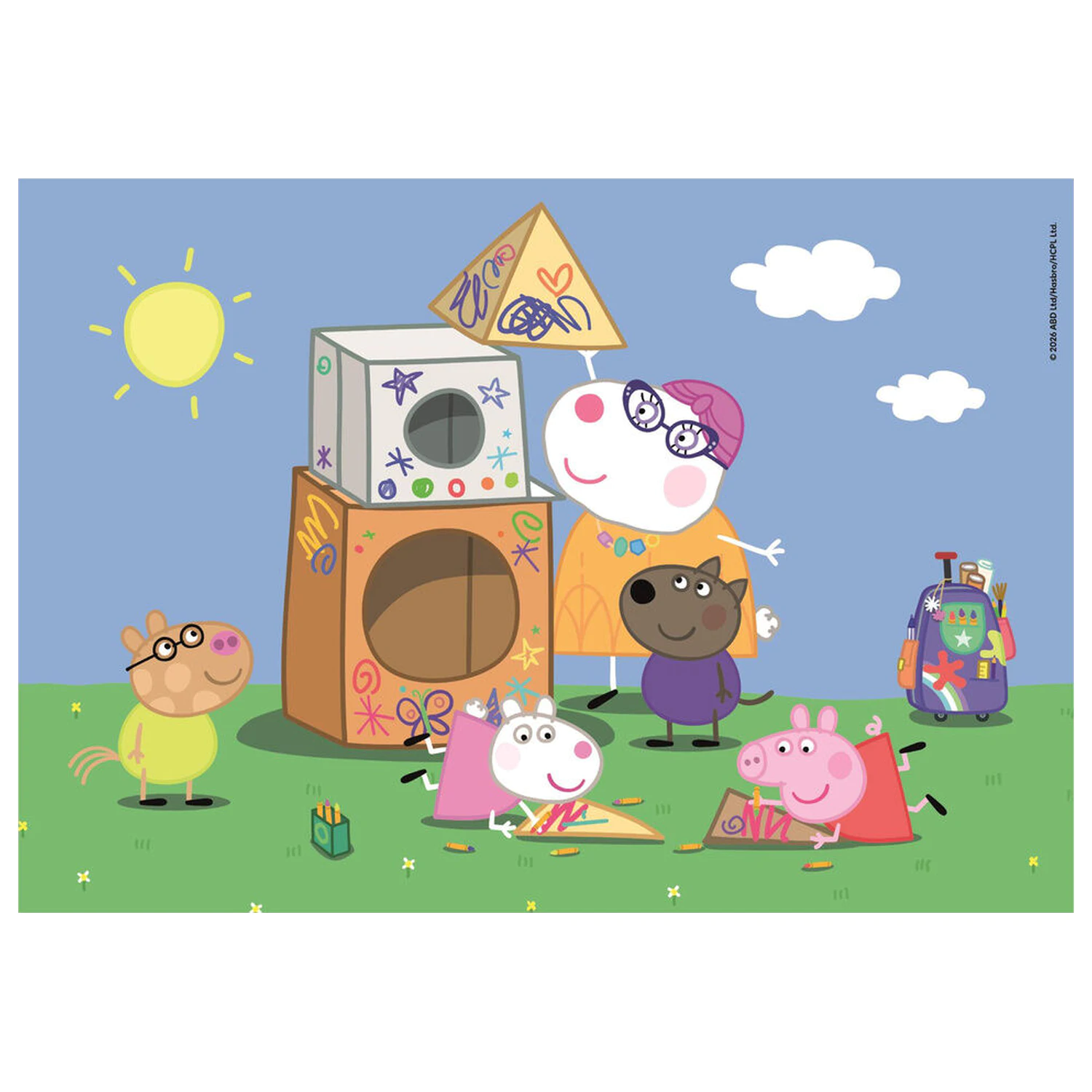 Peppa Pig puzzle 2X60 ks fotografii produktu