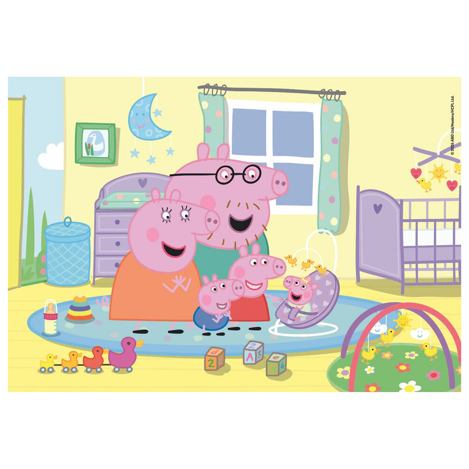 Peppa Pig puzzle 2X60 ks fotografii produktu