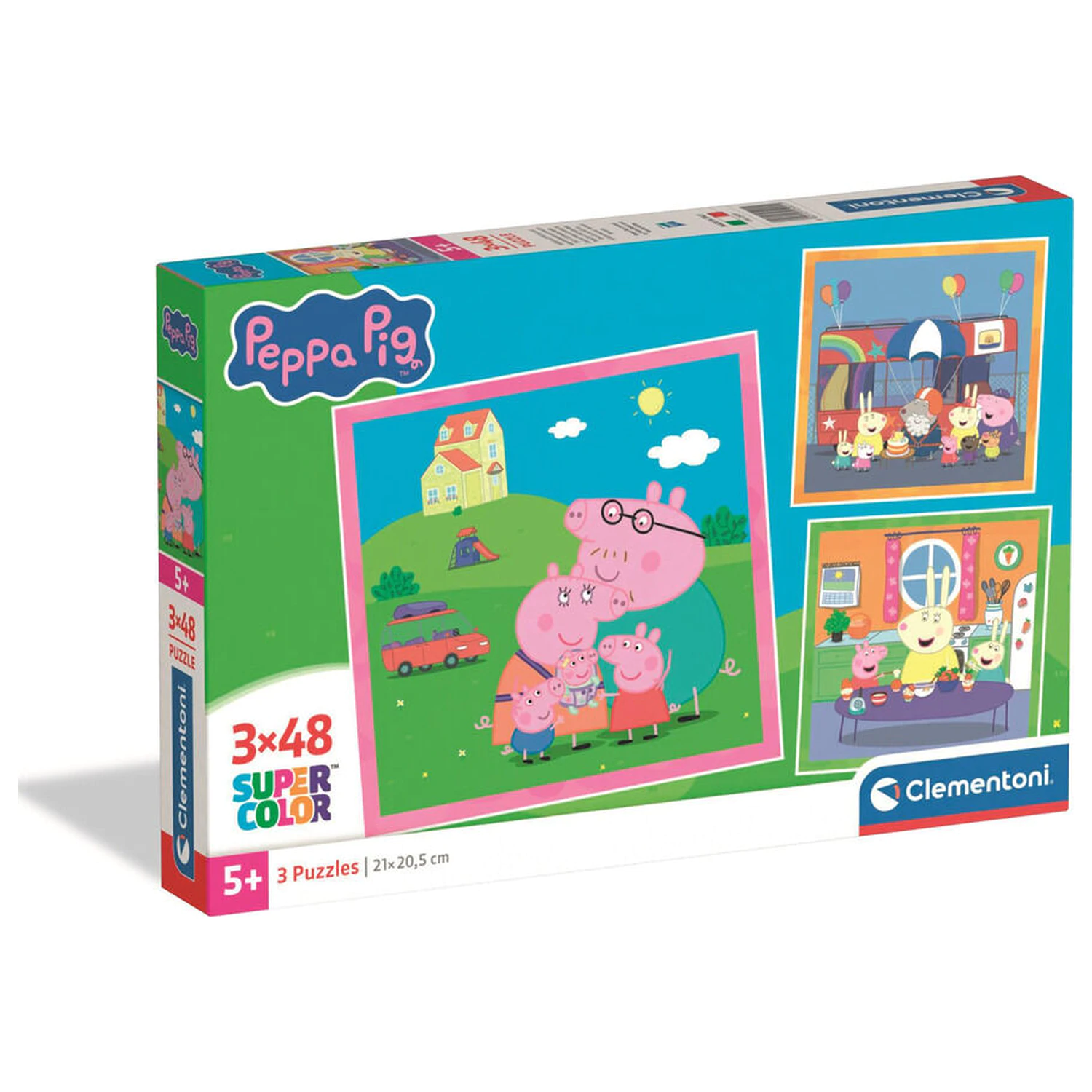 Peppa Pig puzzle 3x48 kusů fotografii produktu