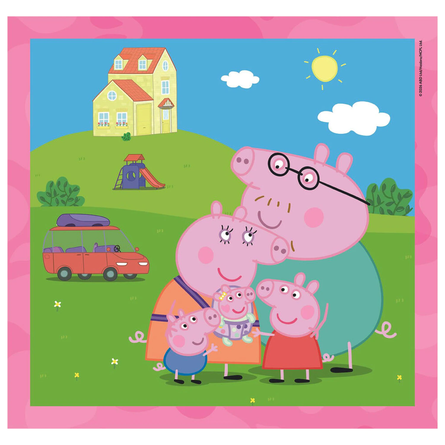 Peppa Pig puzzle 3x48 kusů fotografii produktu