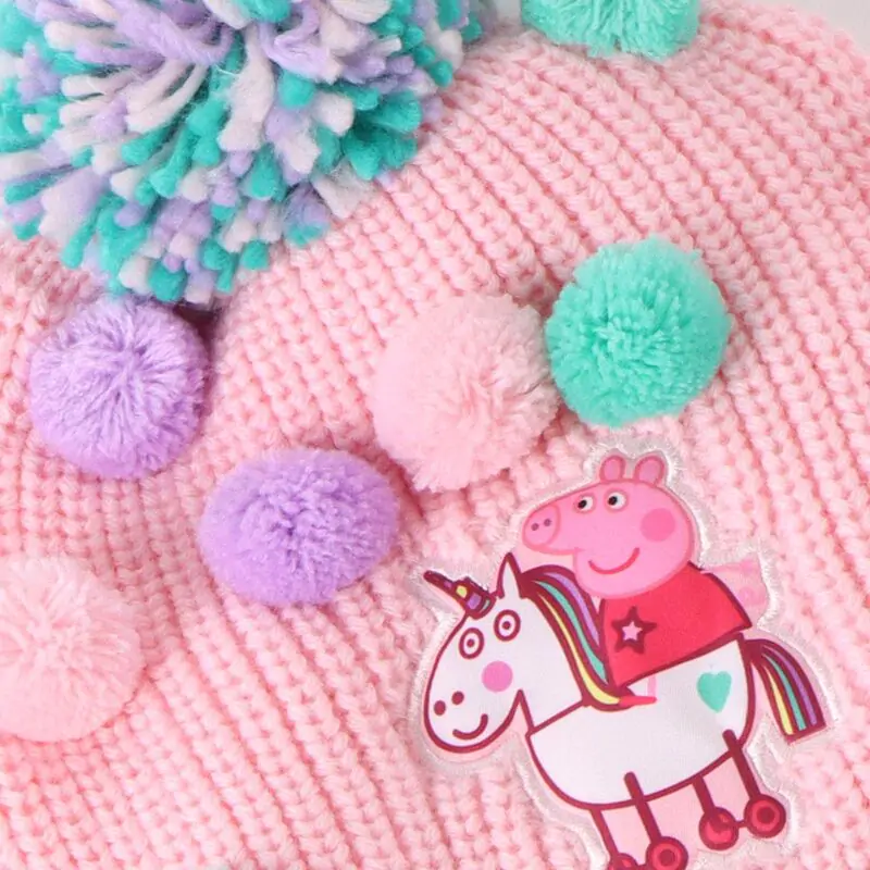 Peppa Pig zimní set tunelová šála čepice rukavice fotografii produktu