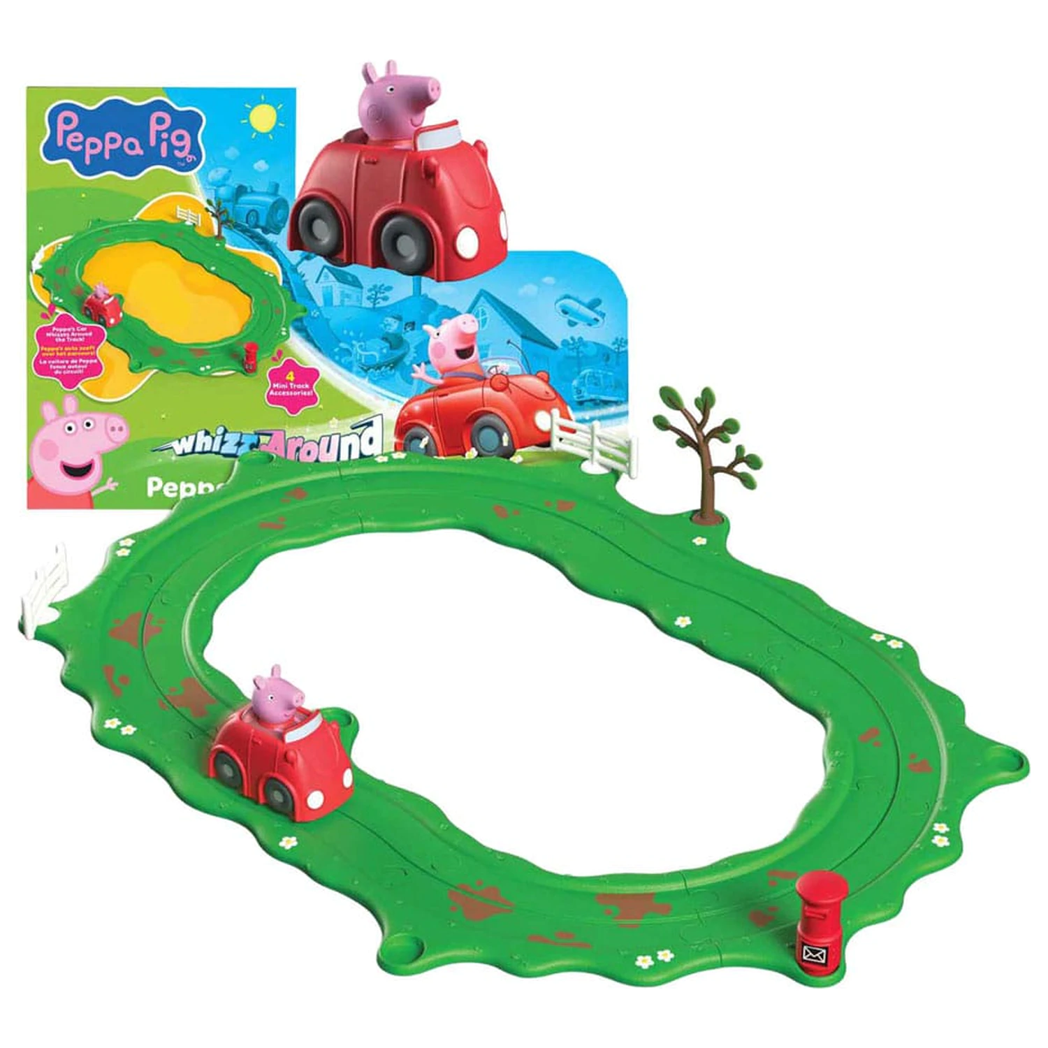 Peppa Pig Whizz Around Peppa's Malé červené auto sada fotografii produktu
