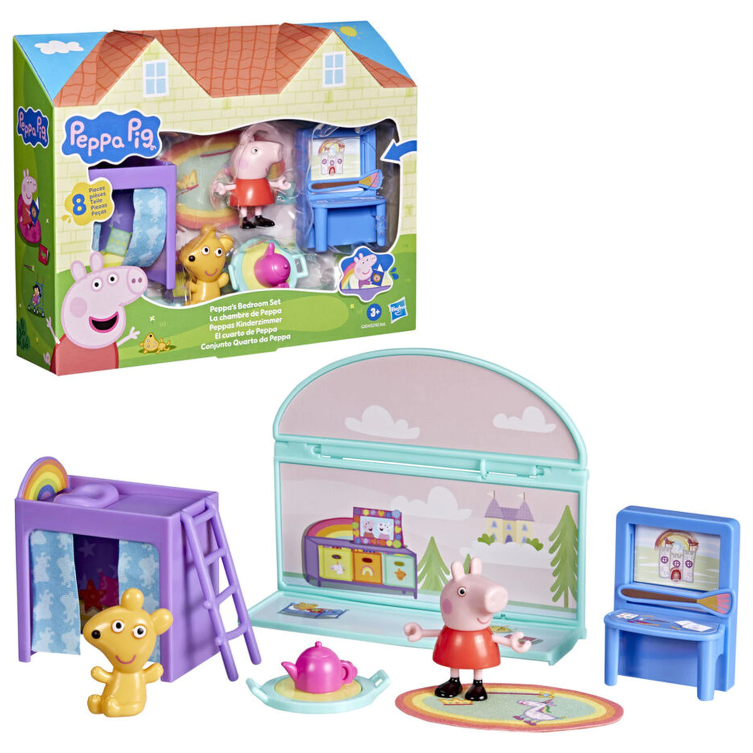 Peppa Pigs ložnicová sada hrací sada fotografii produktu