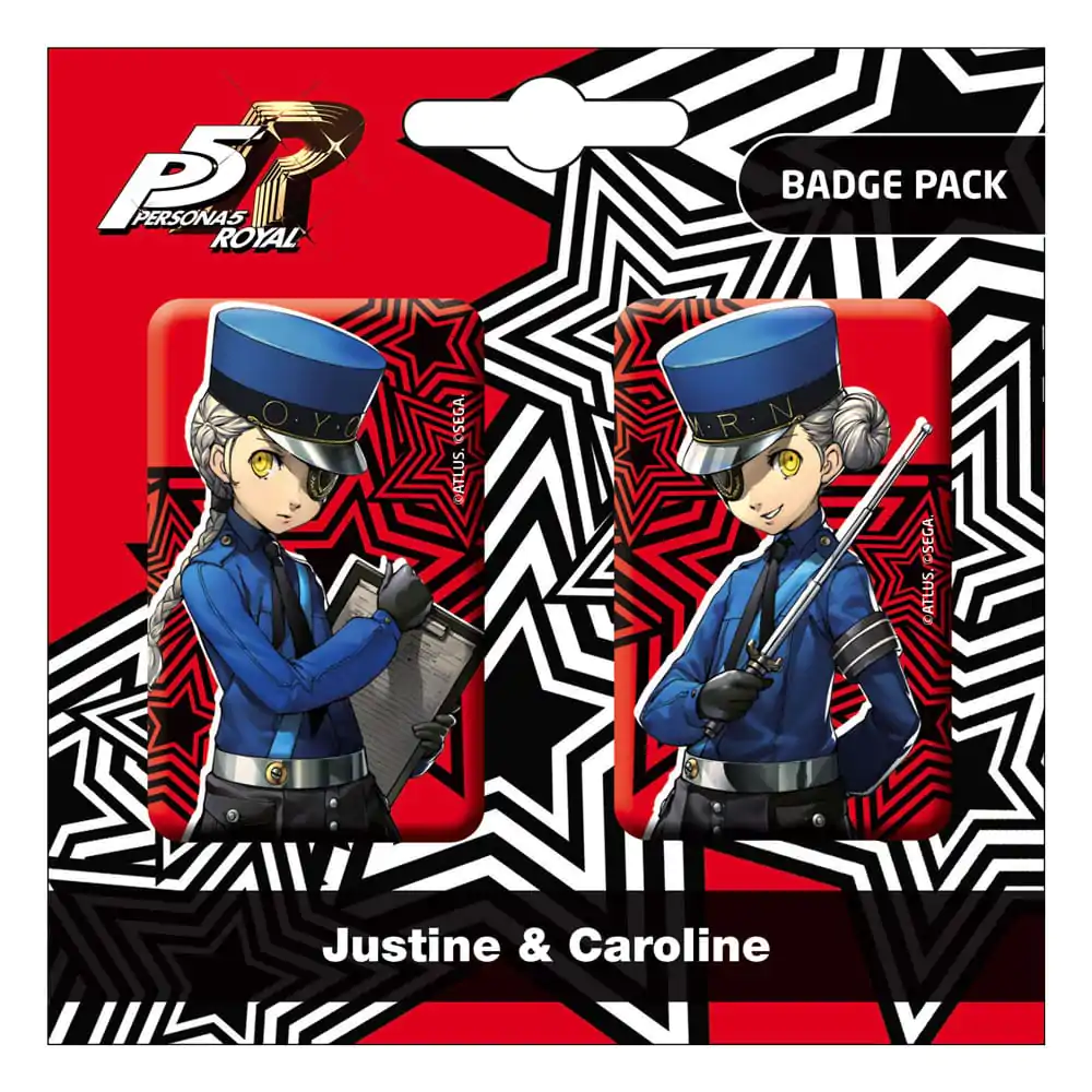 Persona 5 Royal odznaky 2-Pack Justine & Caroline fotografii produktu