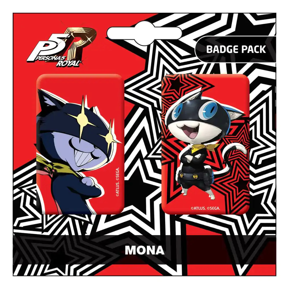 Persona 5 Royal Odznaky 2-Pack Mona / Morgana fotografii produktu