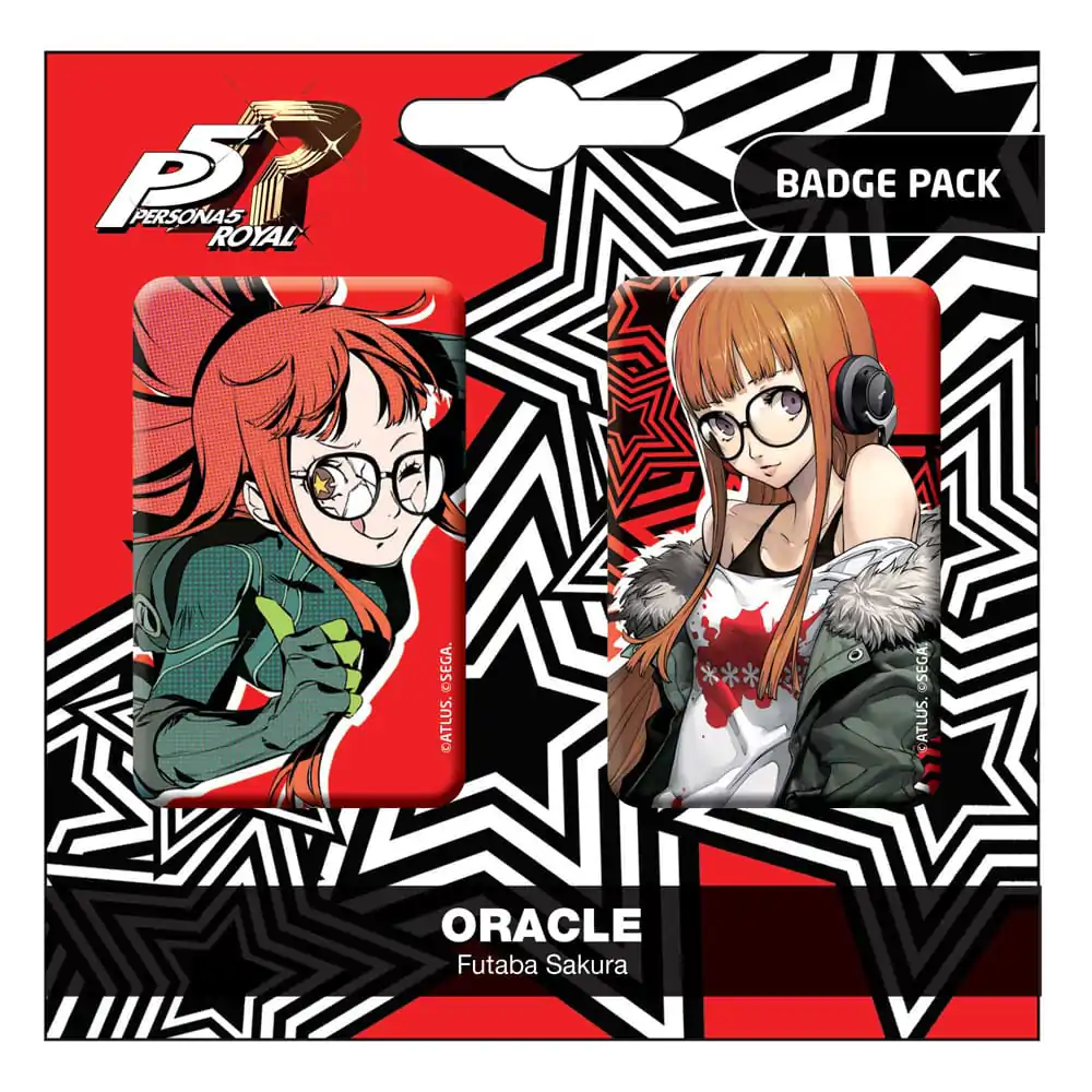 Persona 5 Royal Pin Odznaky 2-Pack Oracle / Futaba Sakura fotografii produktu