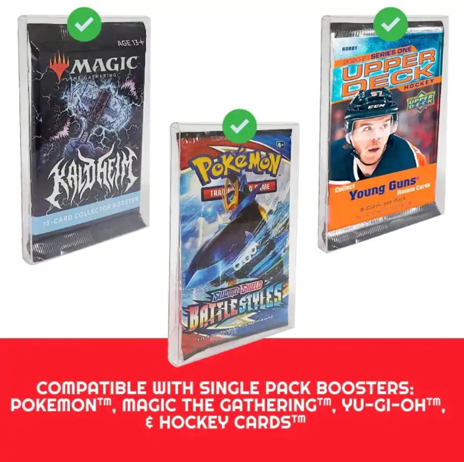 PET Protectors 10-Pack pro boostery, karty Magic, Yu-Gi-Oh fotografii produktu