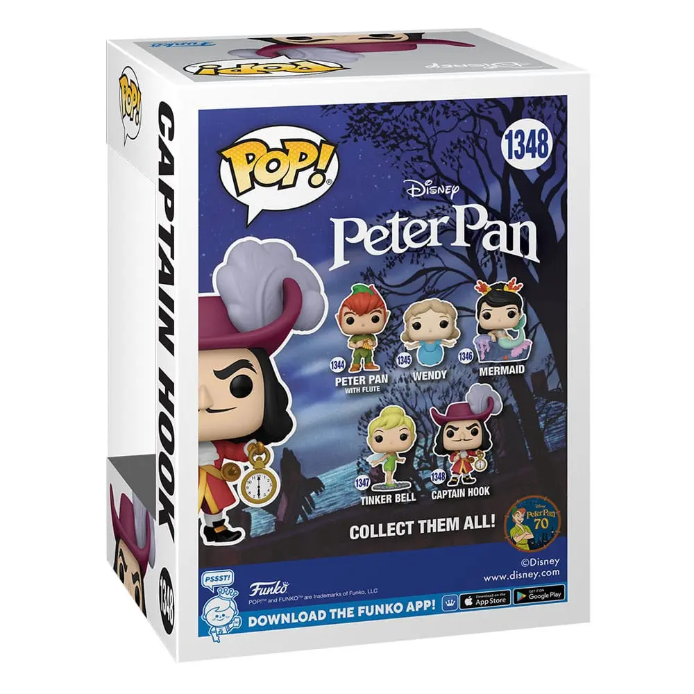 Peter Pan 70. výročí POP! Disney vinylová figurka Hook 9 cm fotografii produktu