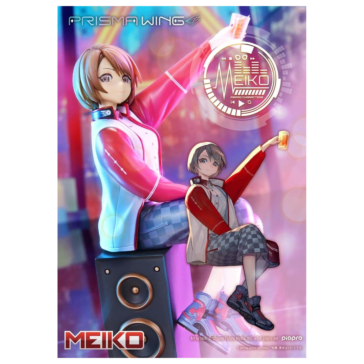 Piapro Characters Prisma Wing socha 1/7 Meiko ilustrace od lack 21 cm fotografii produktu