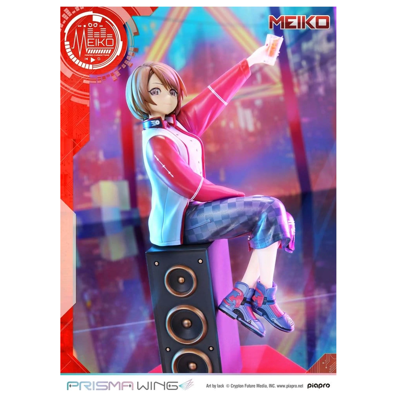 Piapro Characters Prisma Wing socha 1/7 Meiko ilustrace od lack 21 cm fotografii produktu