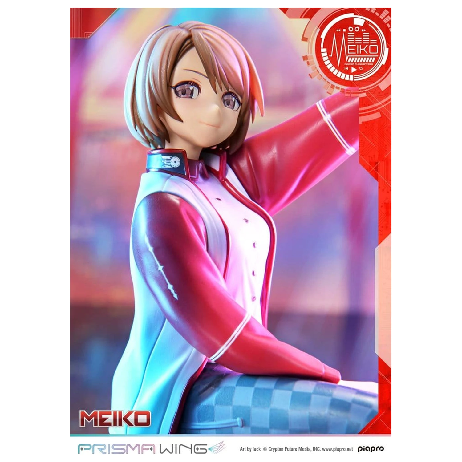 Piapro Characters Prisma Wing socha 1/7 Meiko ilustrace od lack 21 cm fotografii produktu