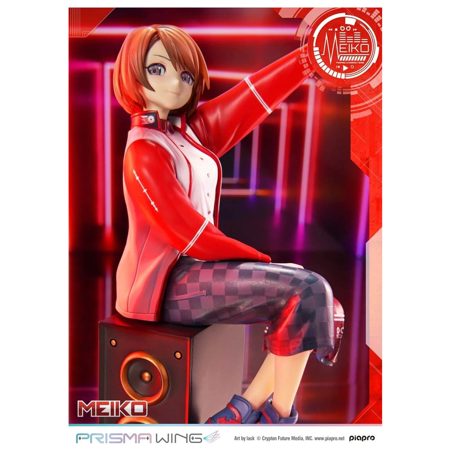 Piapro Characters Prisma Wing socha 1/7 Meiko ilustrace od lack 21 cm fotografii produktu