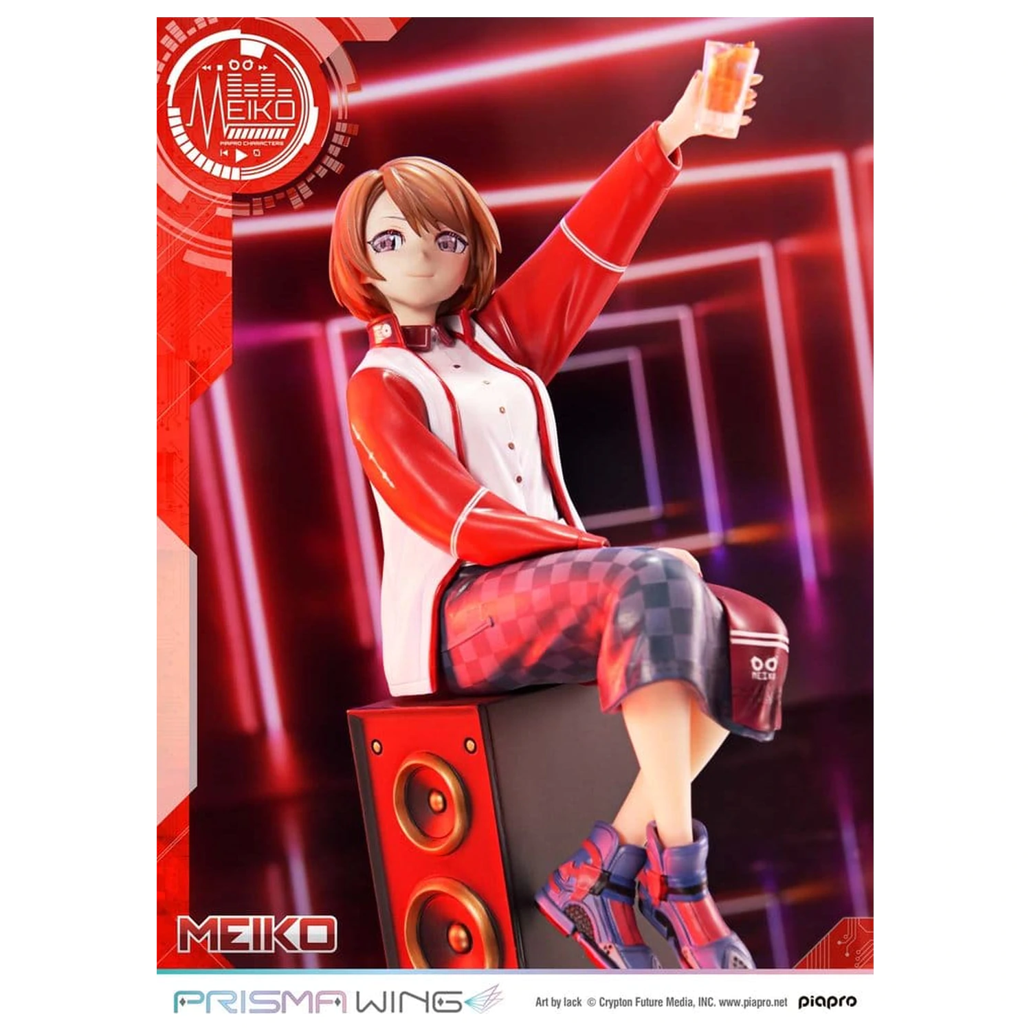 Piapro Characters Prisma Wing socha 1/7 Meiko ilustrace od lack 21 cm fotografii produktu