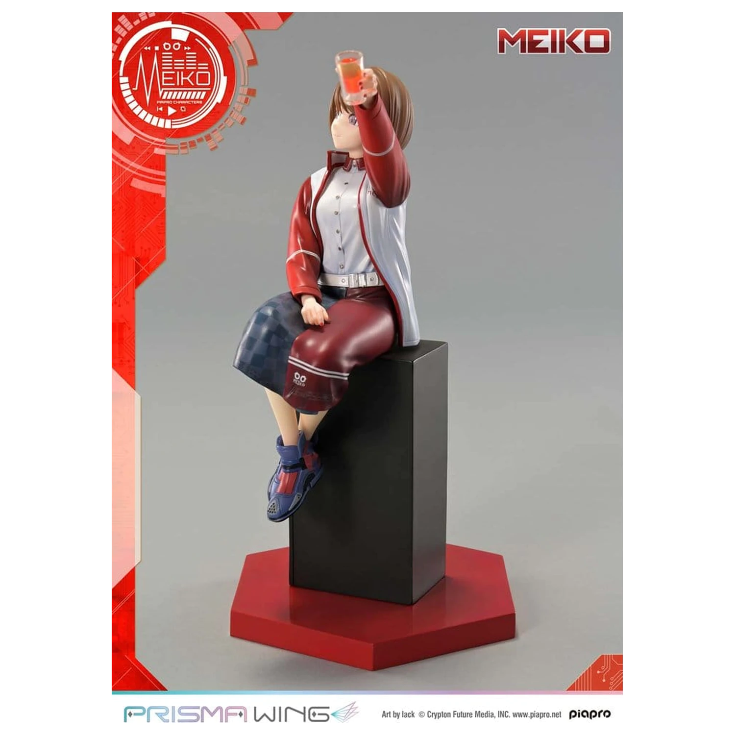 Piapro Characters Prisma Wing socha 1/7 Meiko ilustrace od lack 21 cm fotografii produktu