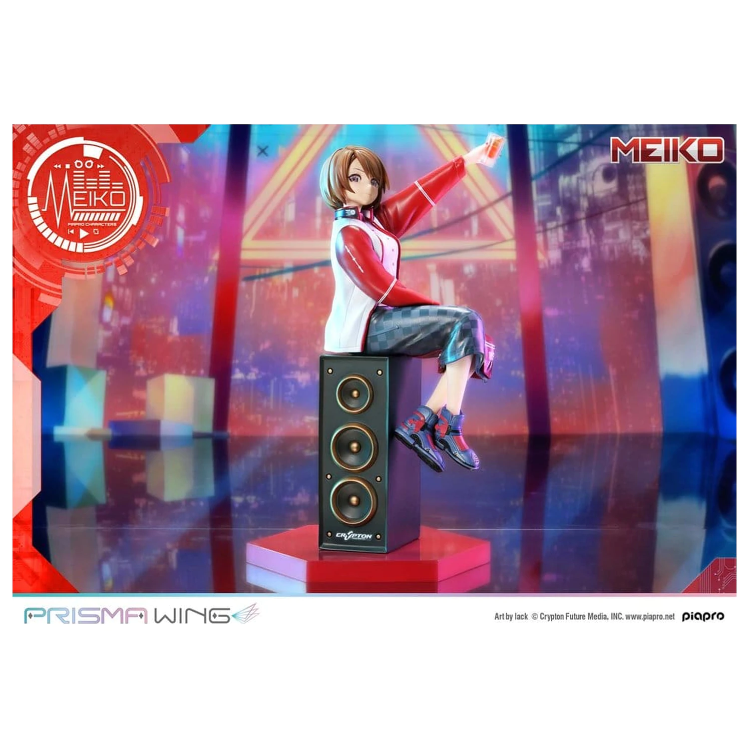 Piapro Characters Prisma Wing socha 1/7 Meiko ilustrace od lack 21 cm fotografii produktu