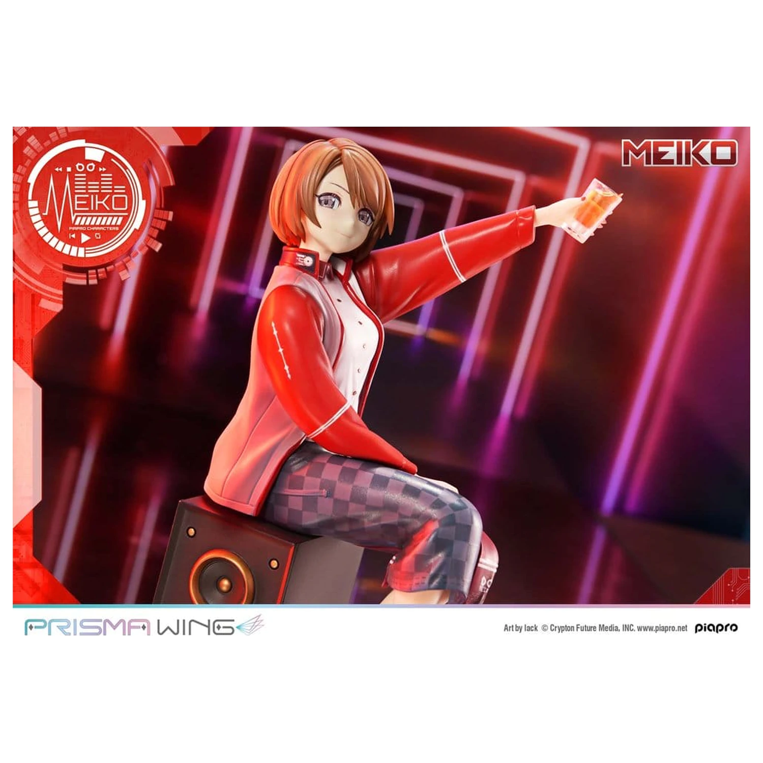 Piapro Characters Prisma Wing socha 1/7 Meiko ilustrace od lack 21 cm fotografii produktu