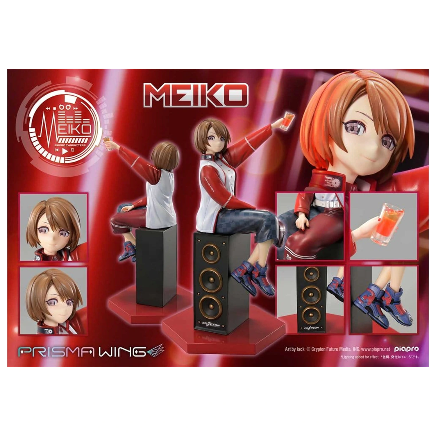 Piapro Characters Prisma Wing socha 1/7 Meiko ilustrace od lack 21 cm fotografii produktu