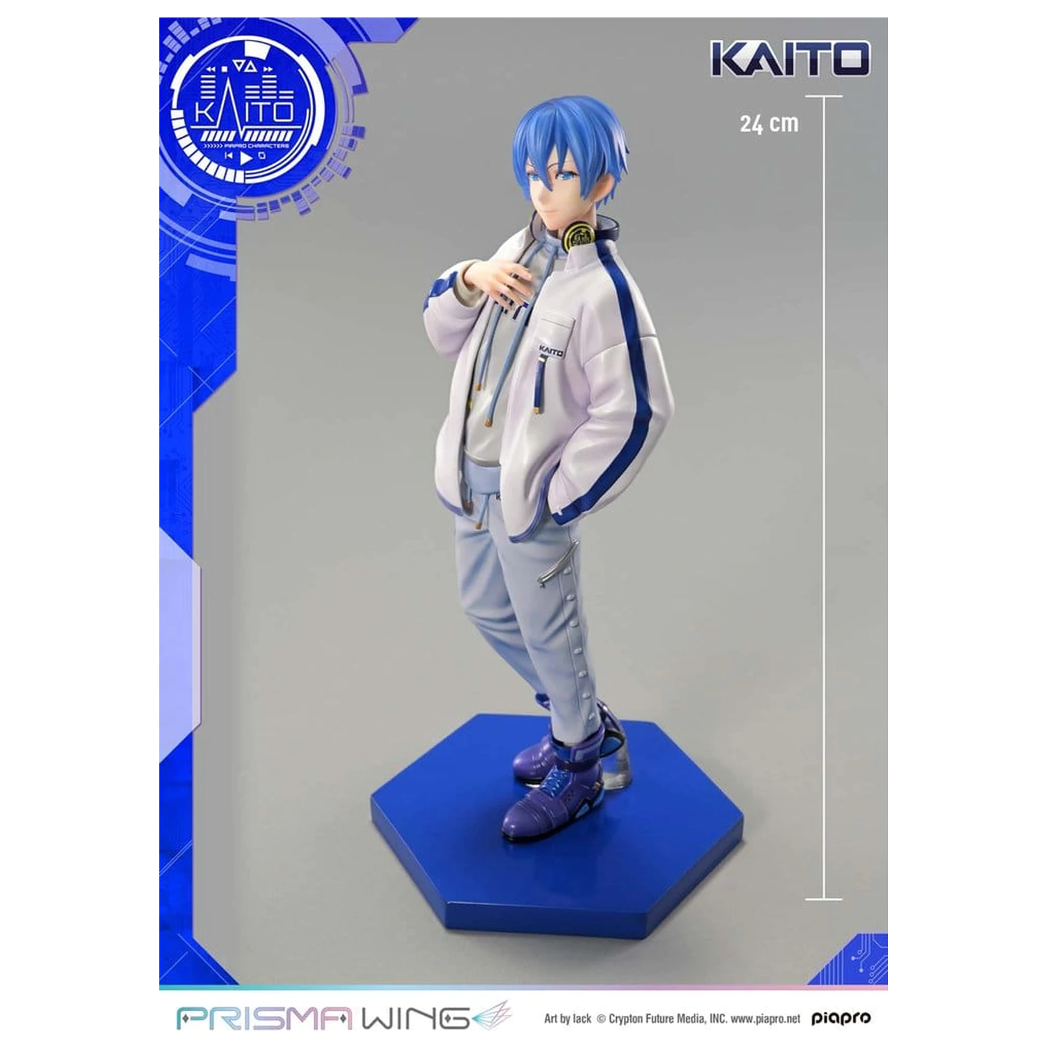 Piapro Characters Prisma Wing Figure 1/7 KAITO "Art by lack" 24 cm fotografii produktu