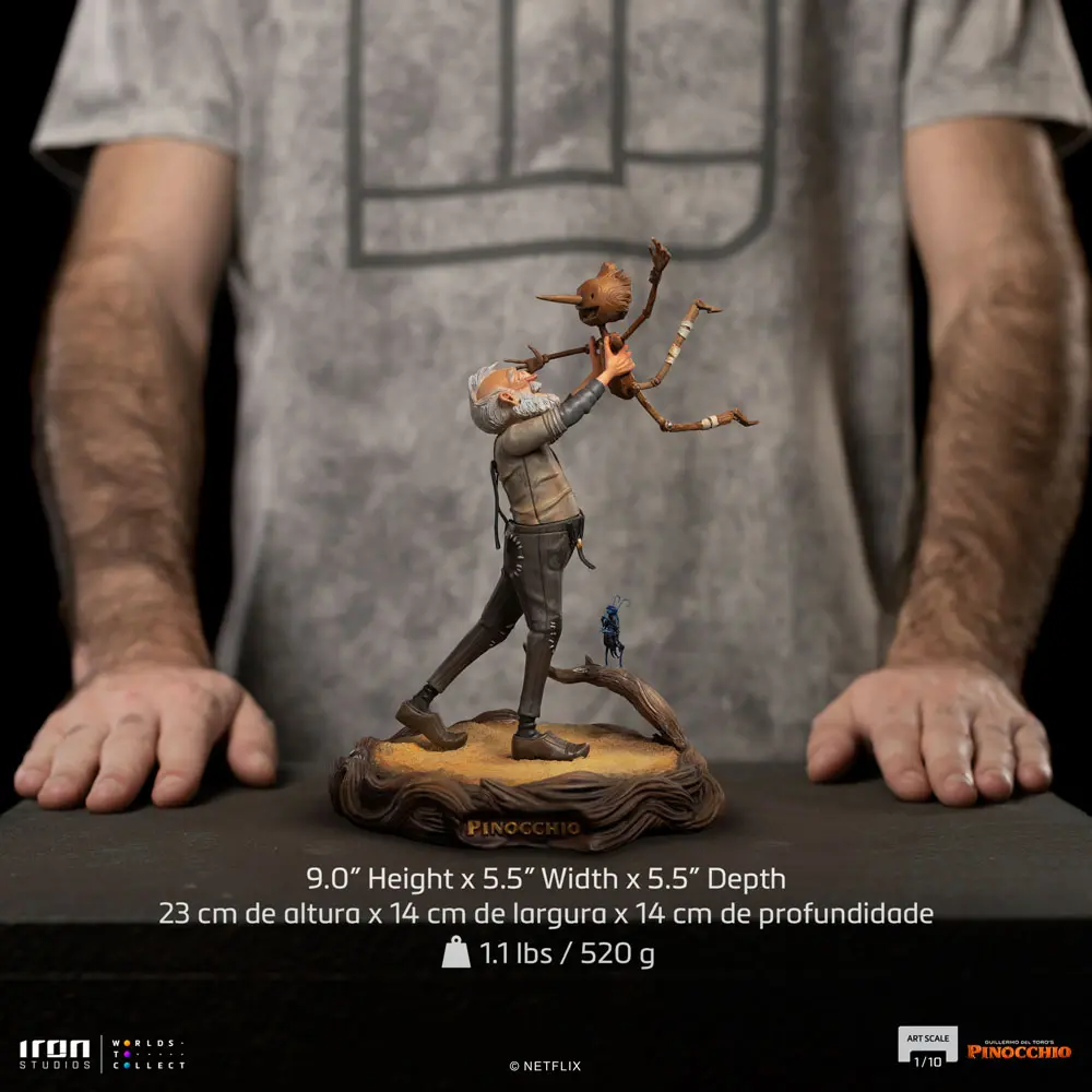 Pinocchio Art Scale Socha 1/10 Gepeto & Pinocchio 23 cm fotografii produktu