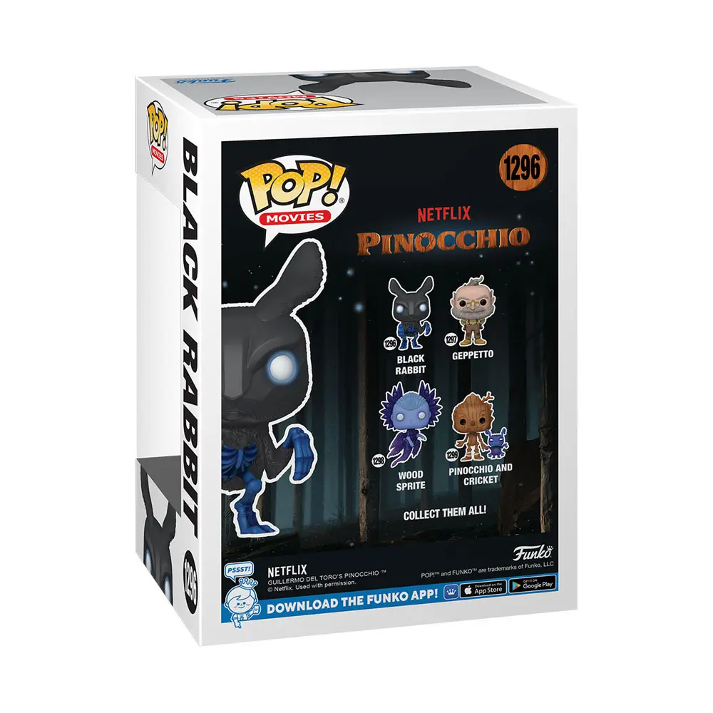 Pinocchio POP! Movies vinyl figurka Black Rabbit 9 cm fotografii produktu
