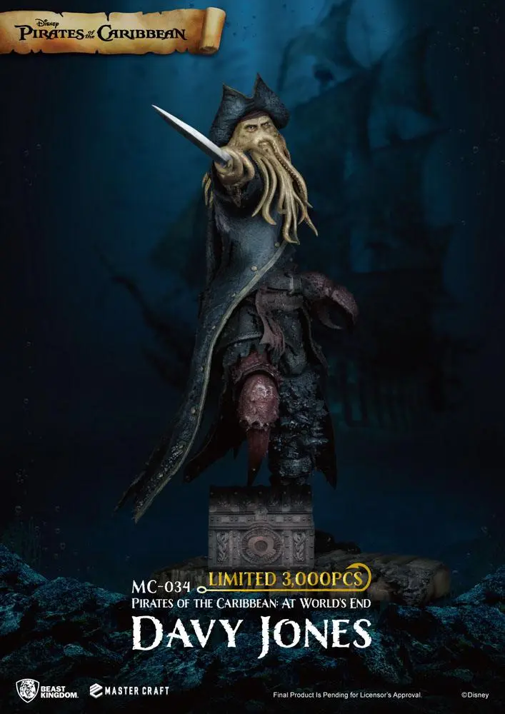 Pirates of the Caribbean: At World's End Master Craft Socha Davy Jones 42 cm fotografii produktu