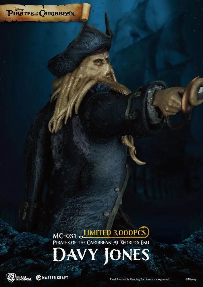 Pirates of the Caribbean: At World's End Master Craft Socha Davy Jones 42 cm fotografii produktu