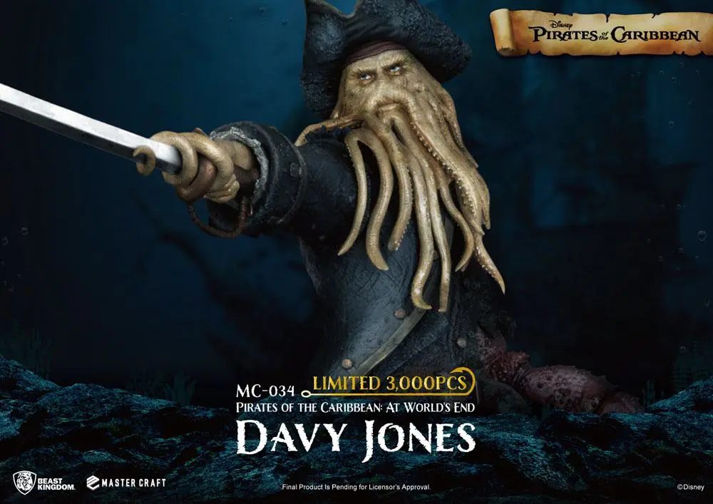 Pirates of the Caribbean: At World's End Master Craft Socha Davy Jones 42 cm fotografii produktu