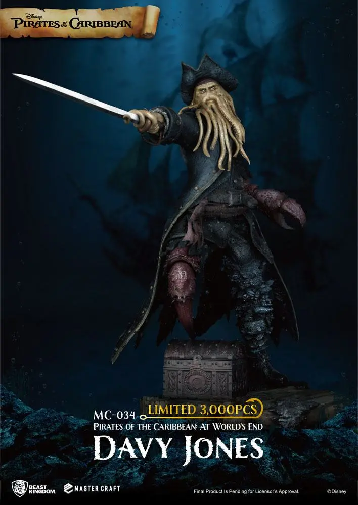 Pirates of the Caribbean: At World's End Master Craft Socha Davy Jones 42 cm fotografii produktu