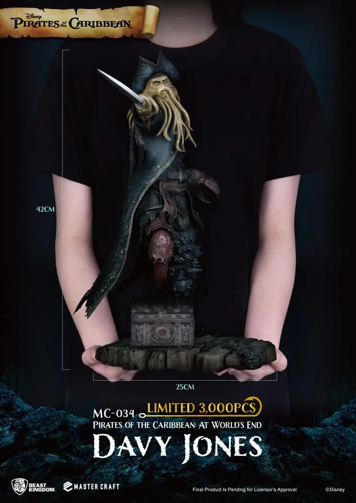 Pirates of the Caribbean: At World's End Master Craft Socha Davy Jones 42 cm fotografii produktu