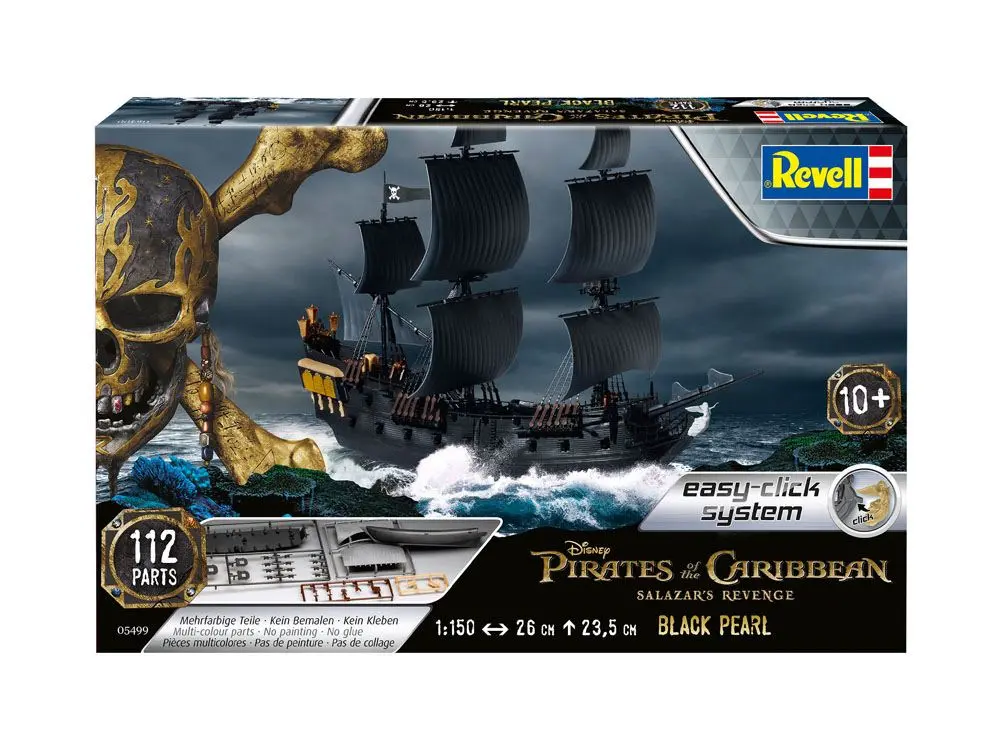 Pirates of the Caribbean Dead Men Tell No Tales Easy-Click Model Kit 1/150 Černá perla 26 cm fotografii produktu