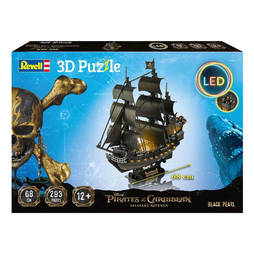 Pirates of the Caribbean: Dead Men Tell No Tales 3D Puzzle Black Pearl LED edice fotografii produktu