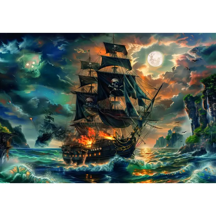 Pirates of the Haunted Seas super puzzle 300 dílků fotografii produktu