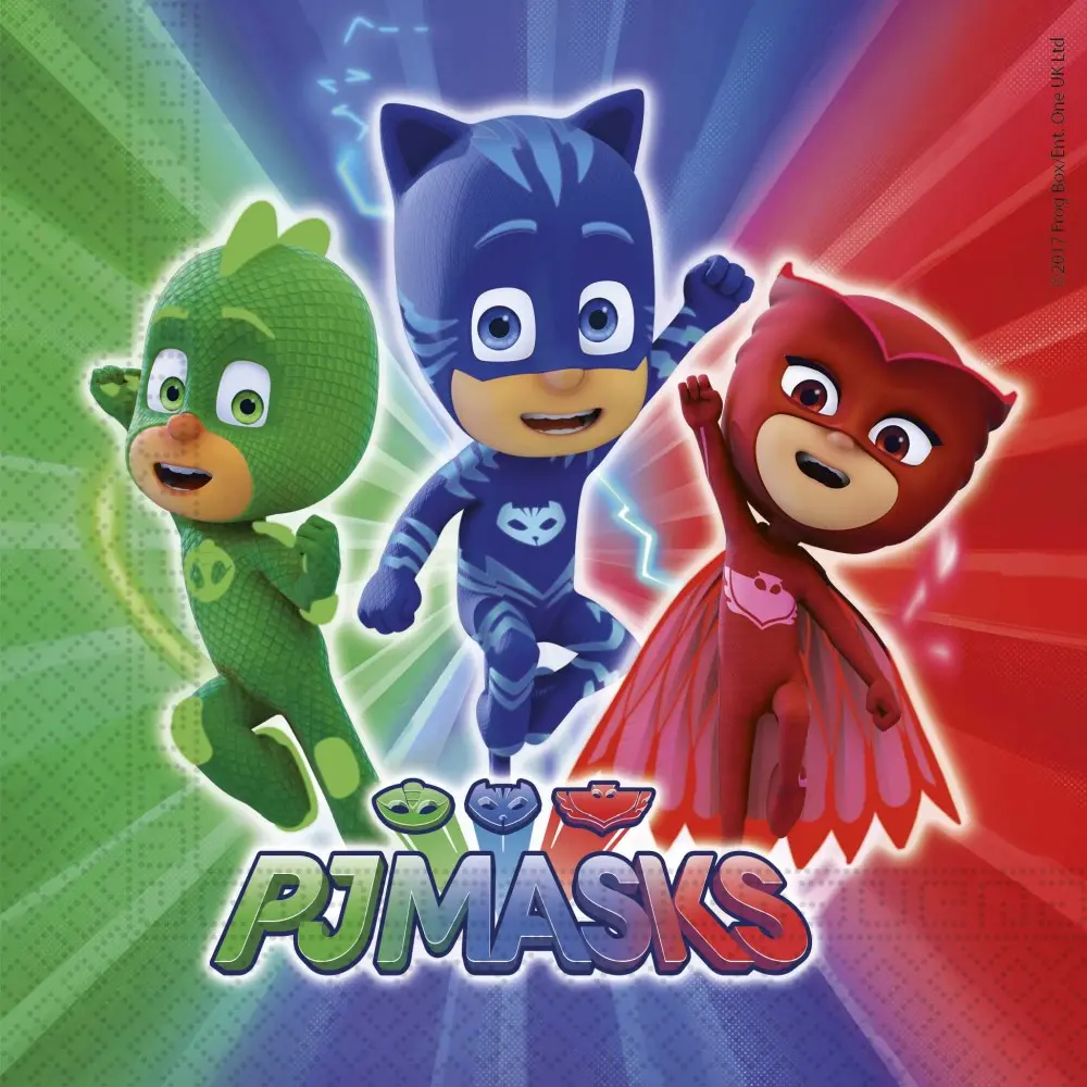PJ Masks Ubrousky 20 ks fotografii produktu