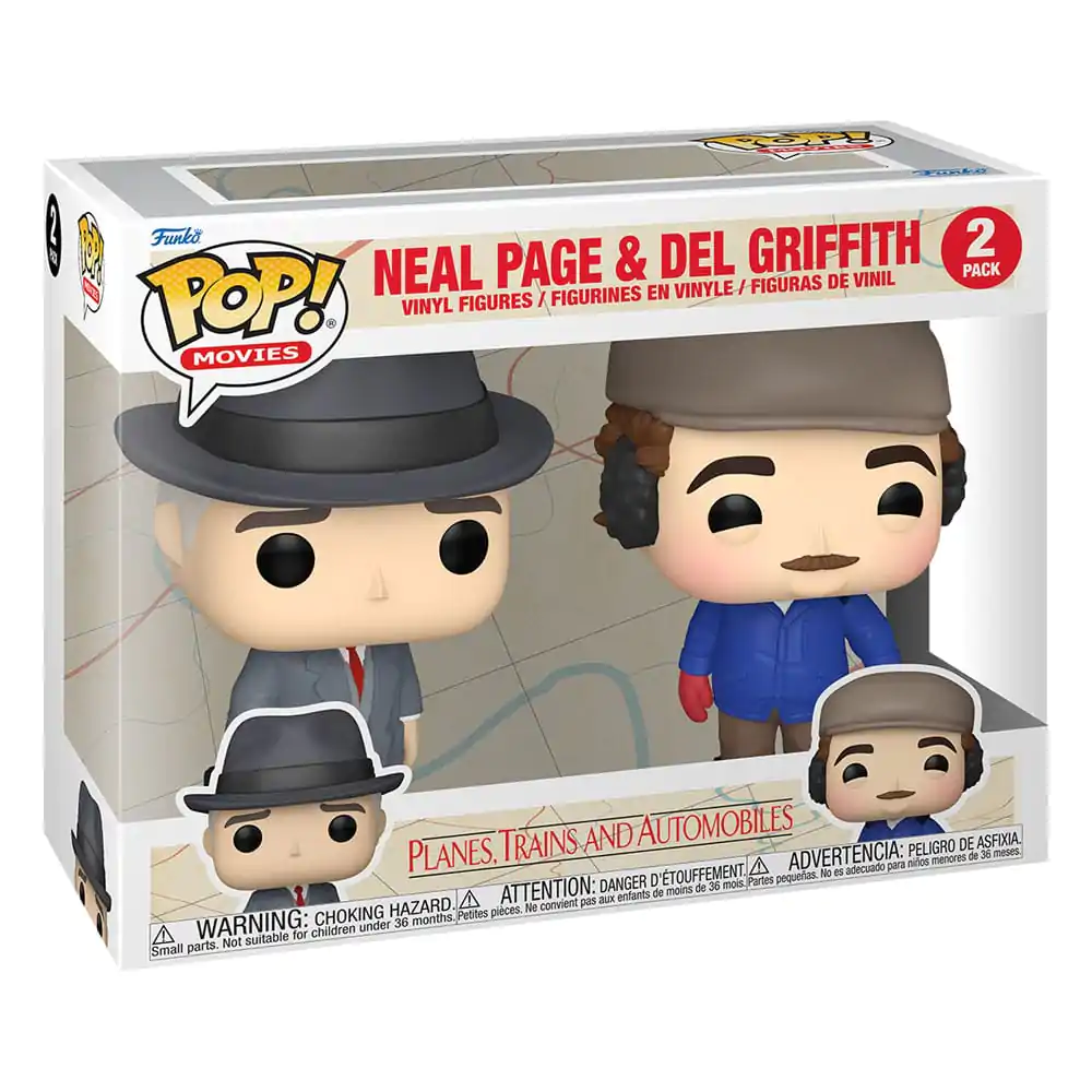 Planes, Trains and Automobiles Funko POP! Movies vinylové figurky 2-Pack Neal Page & Del Griffith 9 cm fotografii produktu