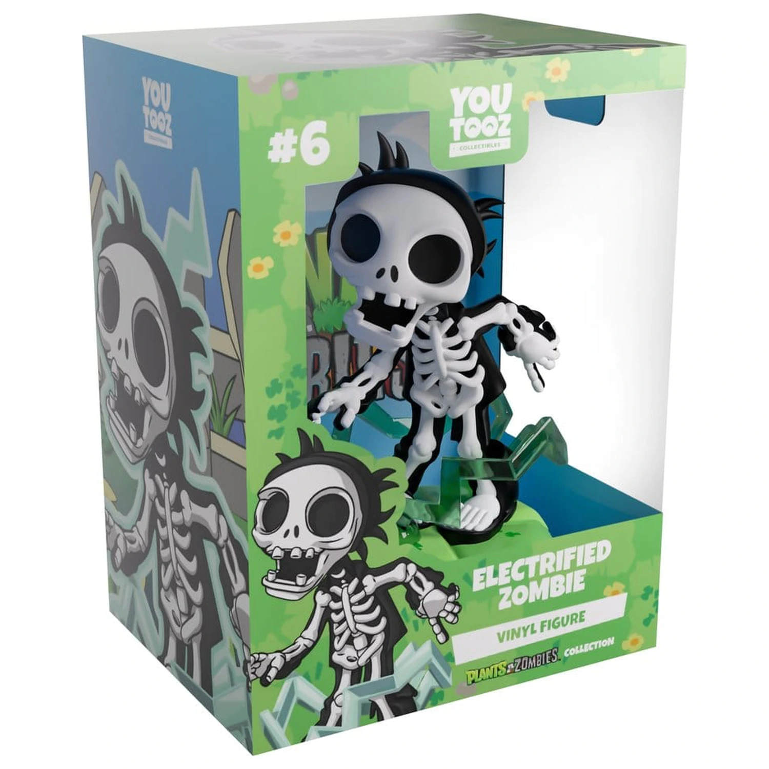 Plants vs. Zombies Vinylová figurka Electrified Zombie 12 cm fotografii produktu