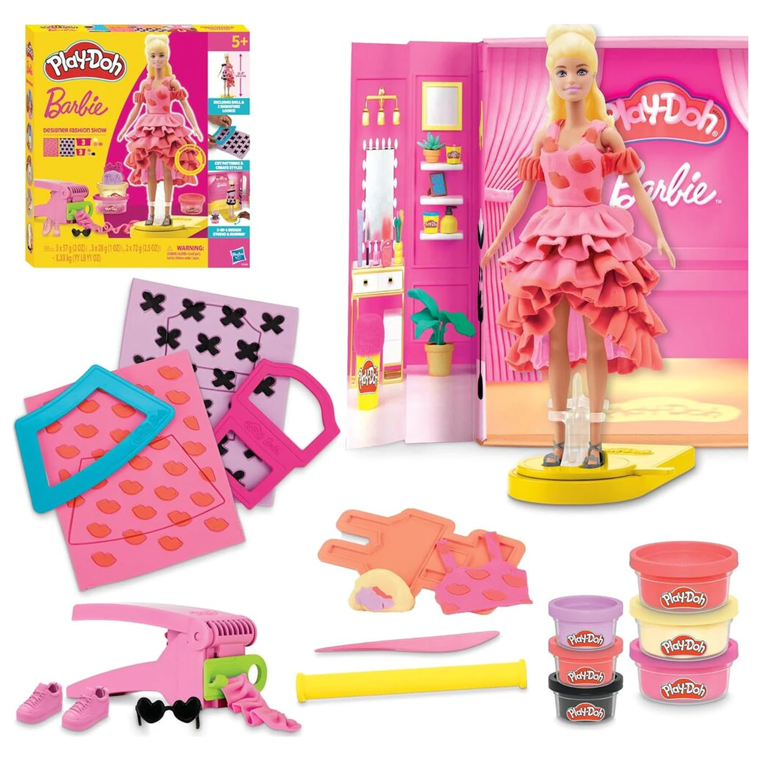 Play-Doh Barbie Designer Fashion show herní set fotografii produktu