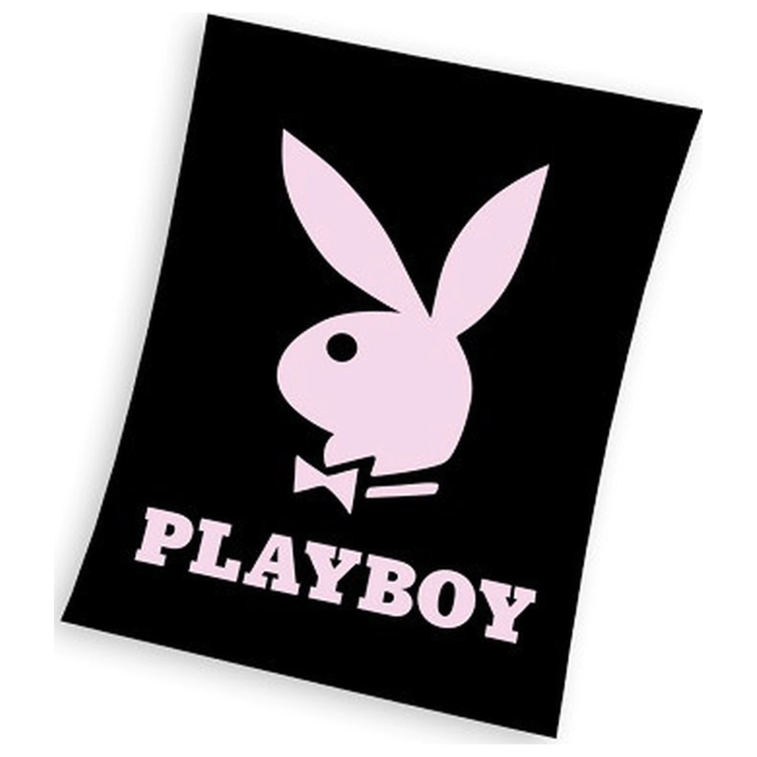Playboy černá fleecová deka fotografii produktu