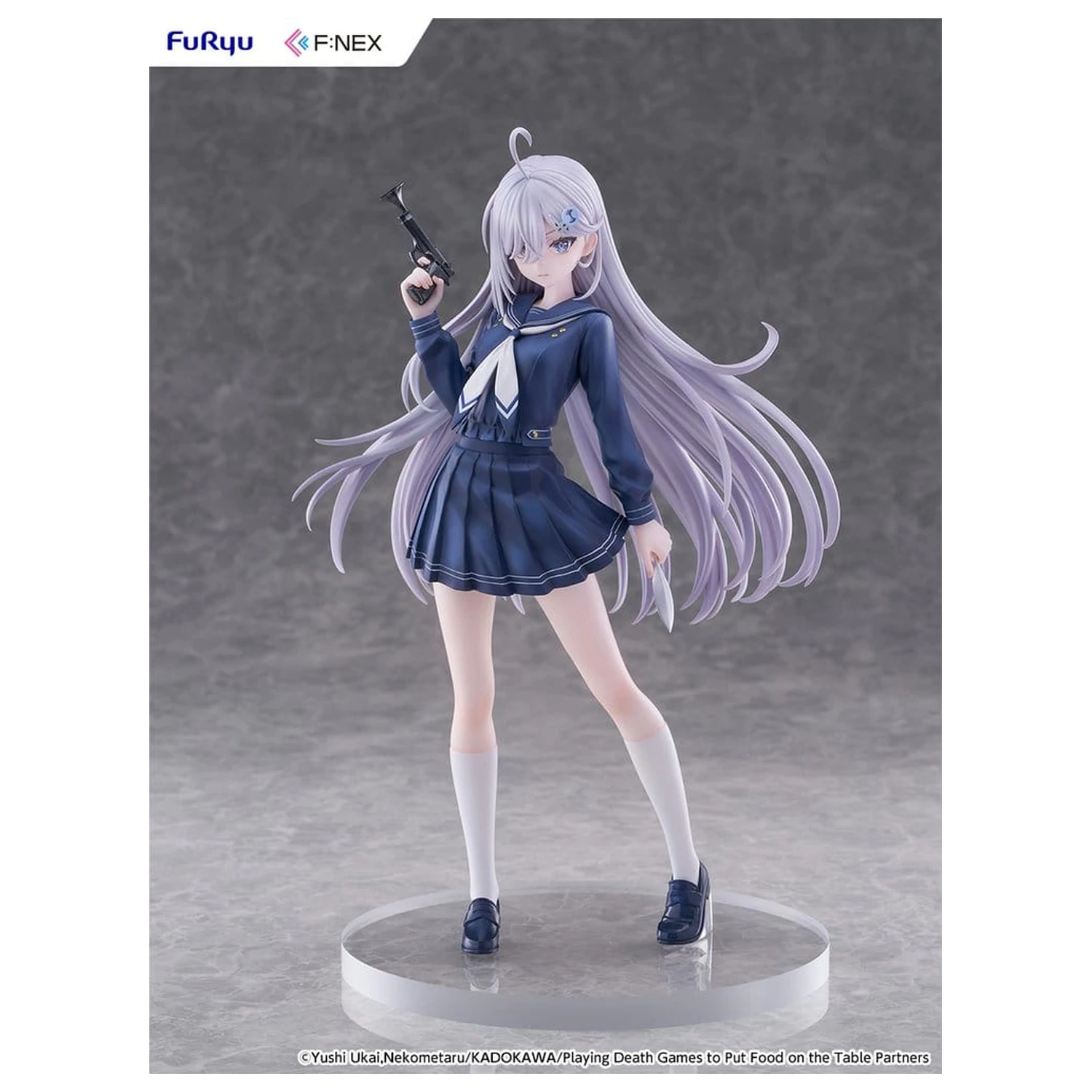 Playing Death Games to Put Food on the Table PVC figurka 1/7 Yuki School Uniform Ver. 24 cm fotografii produktu
