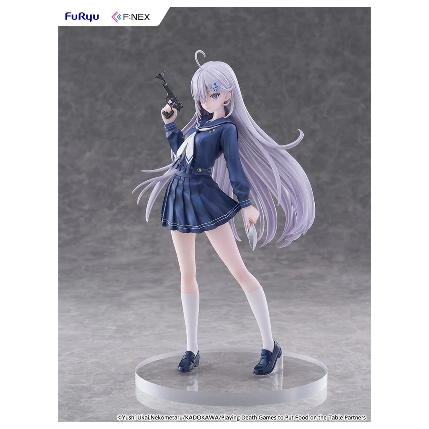 Playing Death Games to Put Food on the Table PVC figurka 1/7 Yuki School Uniform Ver. 24 cm fotografii produktu
