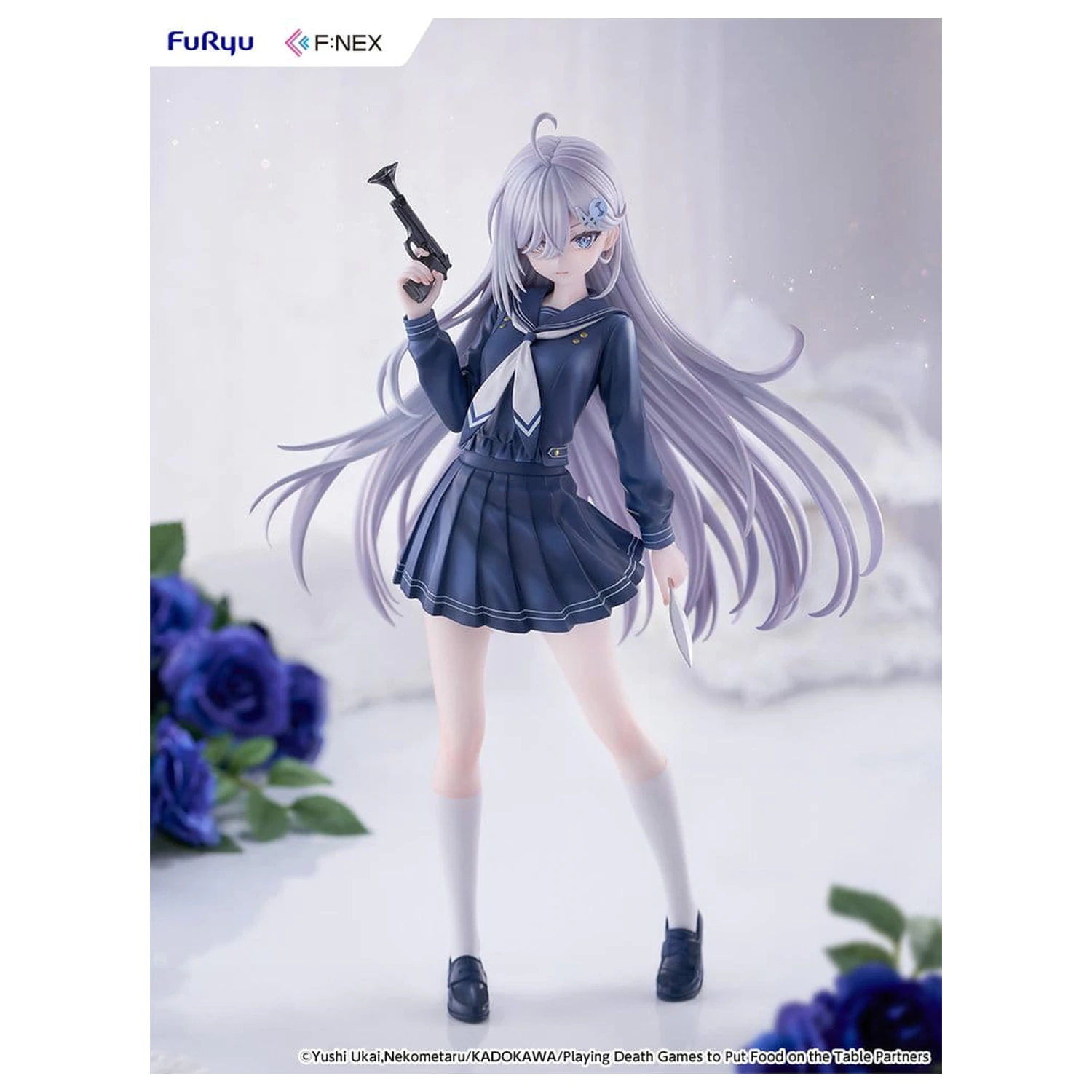 Playing Death Games to Put Food on the Table PVC figurka 1/7 Yuki School Uniform Ver. 24 cm fotografii produktu