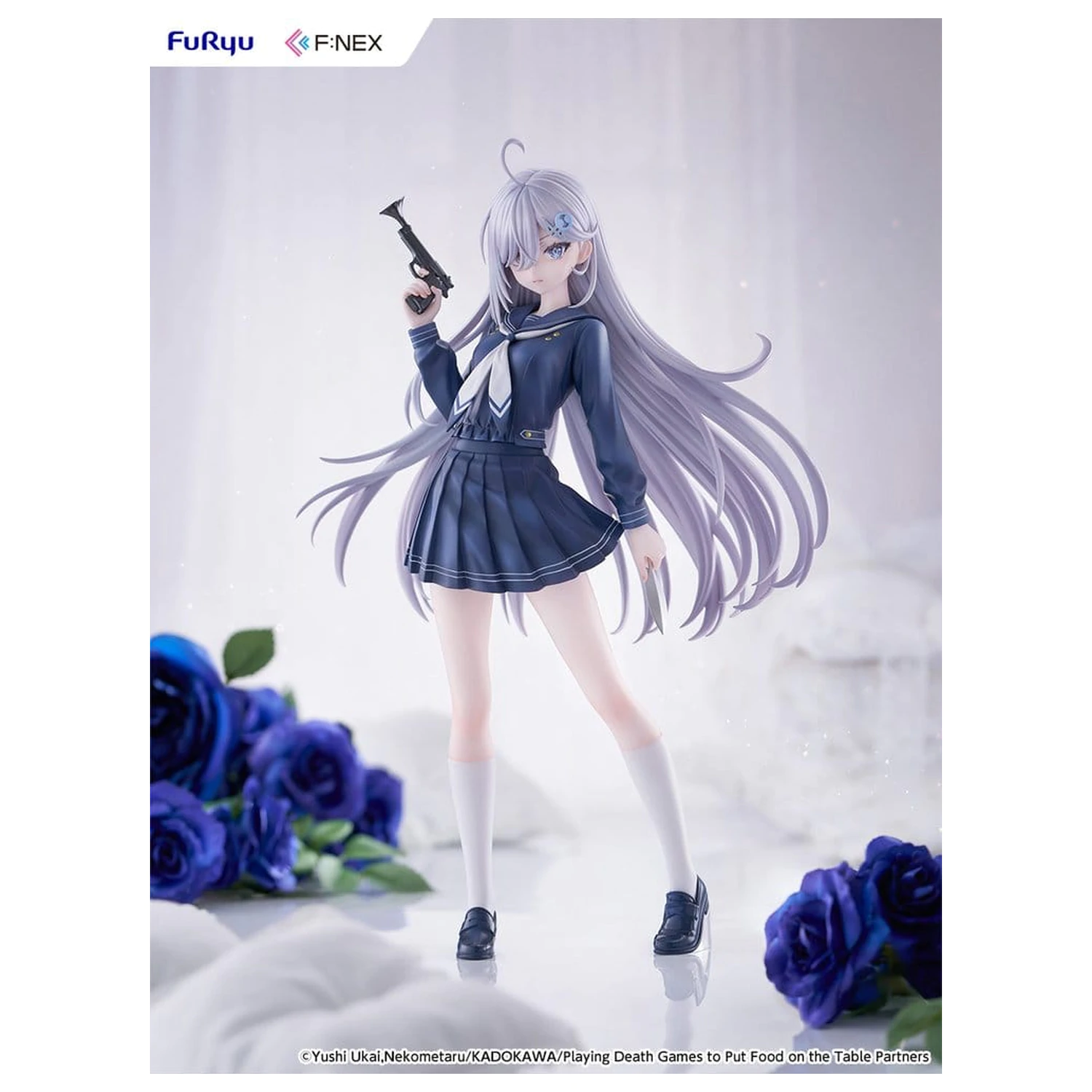 Playing Death Games to Put Food on the Table PVC figurka 1/7 Yuki School Uniform Ver. 24 cm fotografii produktu