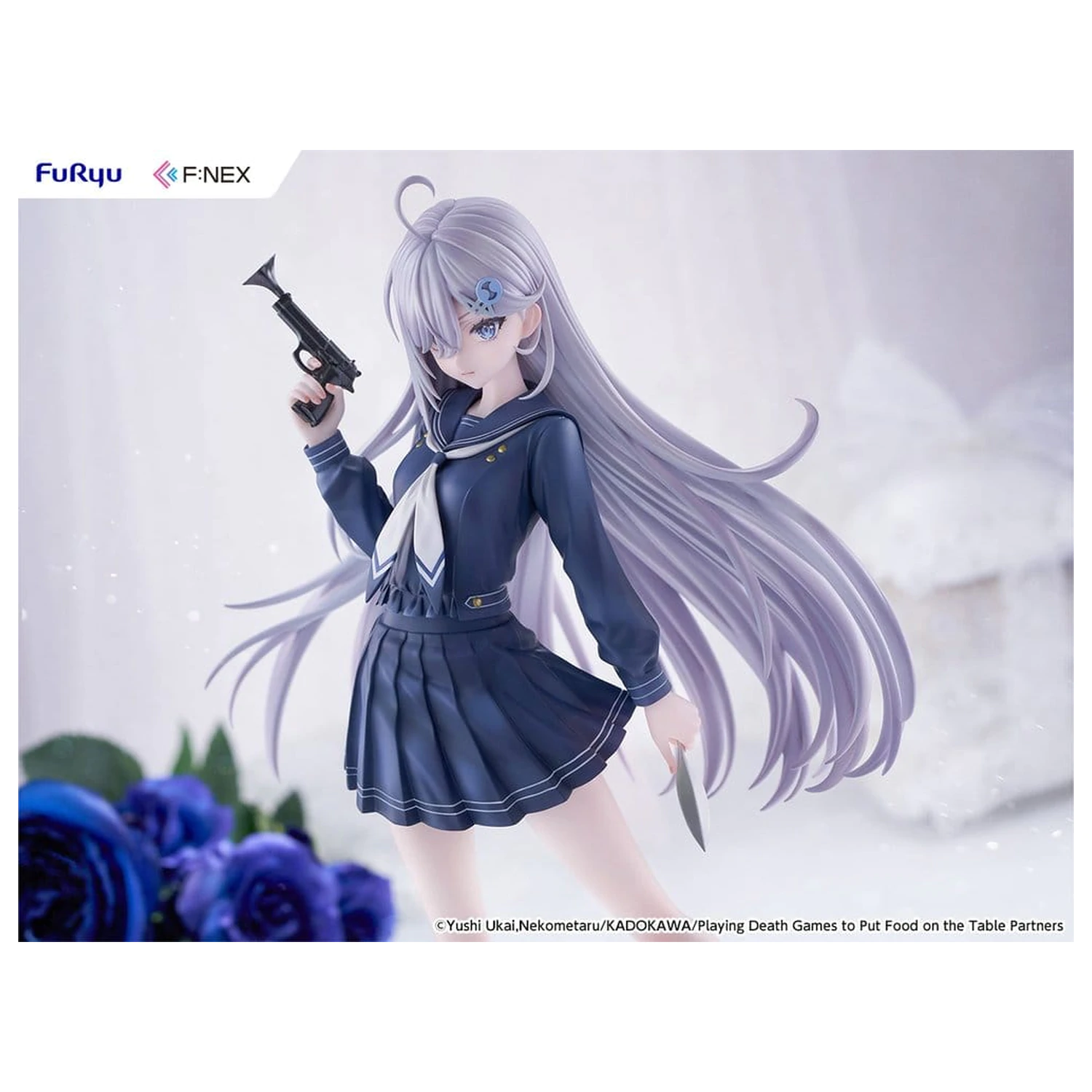 Playing Death Games to Put Food on the Table PVC figurka 1/7 Yuki School Uniform Ver. 24 cm fotografii produktu