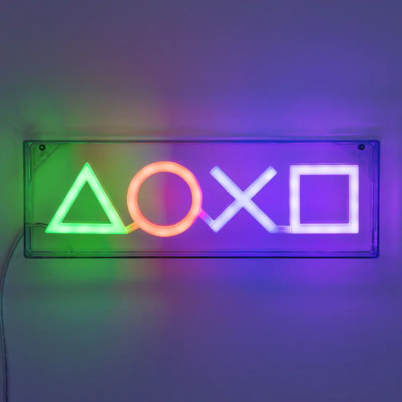 Playstation: LED neonové světlo fotografii produktu