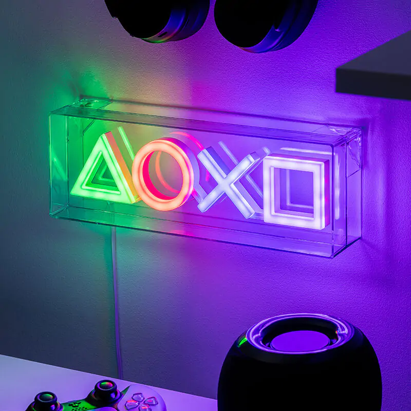 Playstation: LED neonové světlo fotografii produktu