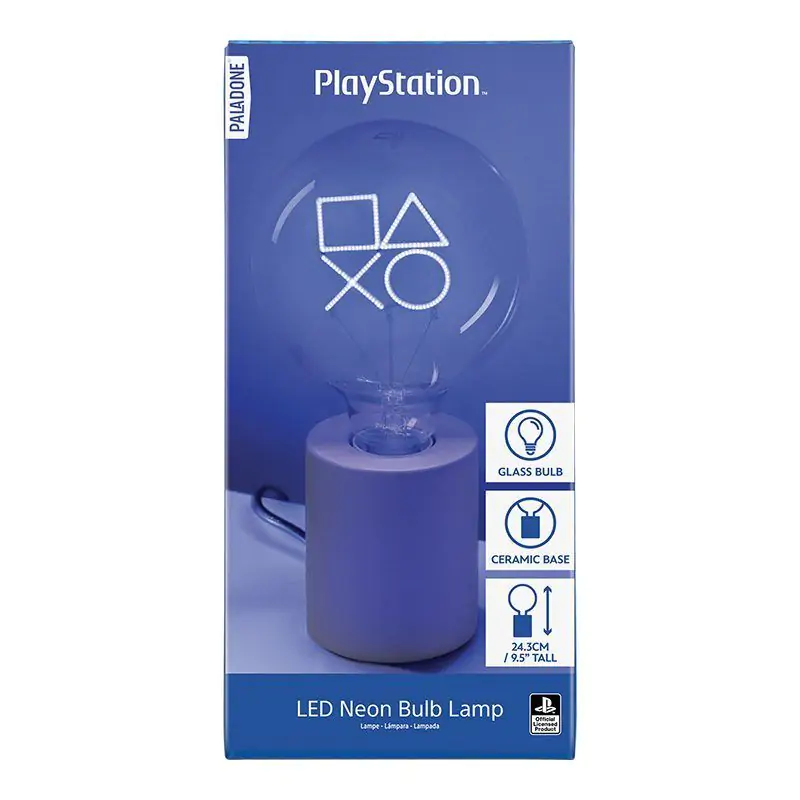 Neonová LED žárovka s logem Playstation fotografii produktu