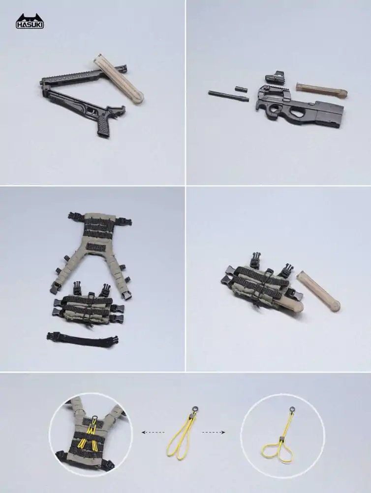 Pocket Art Action Akční figurka 1/12 PA006 Reizei Hiyo the Security 15 centimetrů fotografii produktu