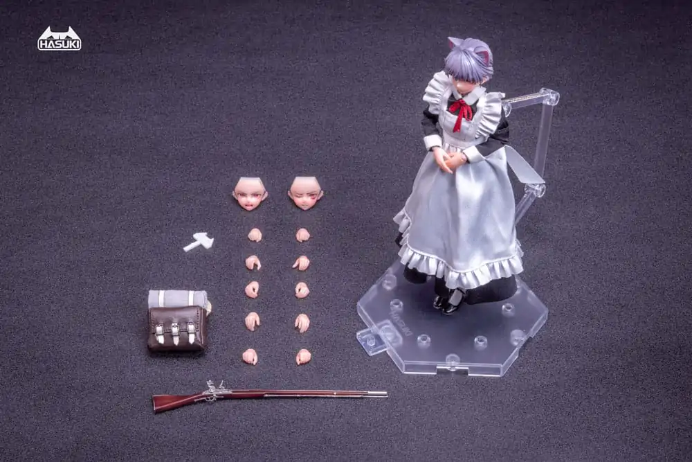 Akční figurka Pocket Art Action 1/12 PA010 Maid Gunner FKEY 15 cm fotografii produktu